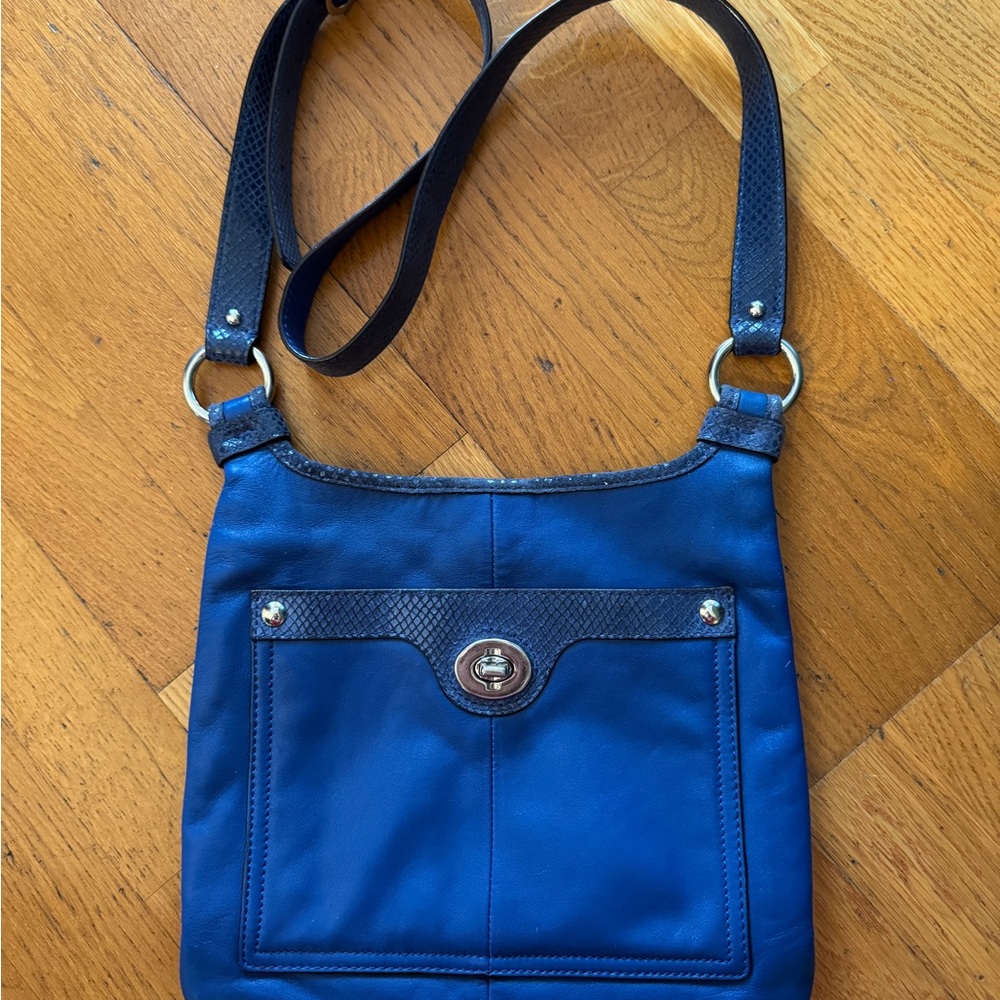 Coach Penelope Royal Blue Crossbody Bag